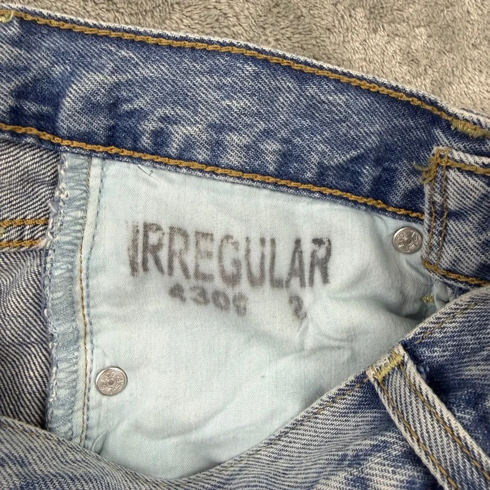 Levis Ribcage‎ Straight Ankle Womens 25 Light Wash Good Distressed Jeans 4309